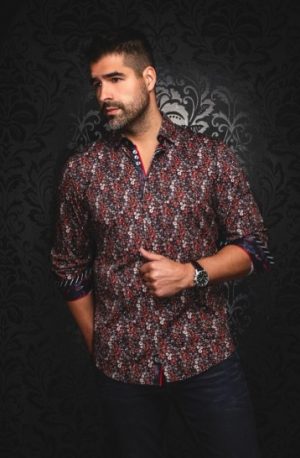 Chemise extensible au noir
