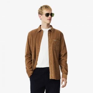 Chemise velour cotelé